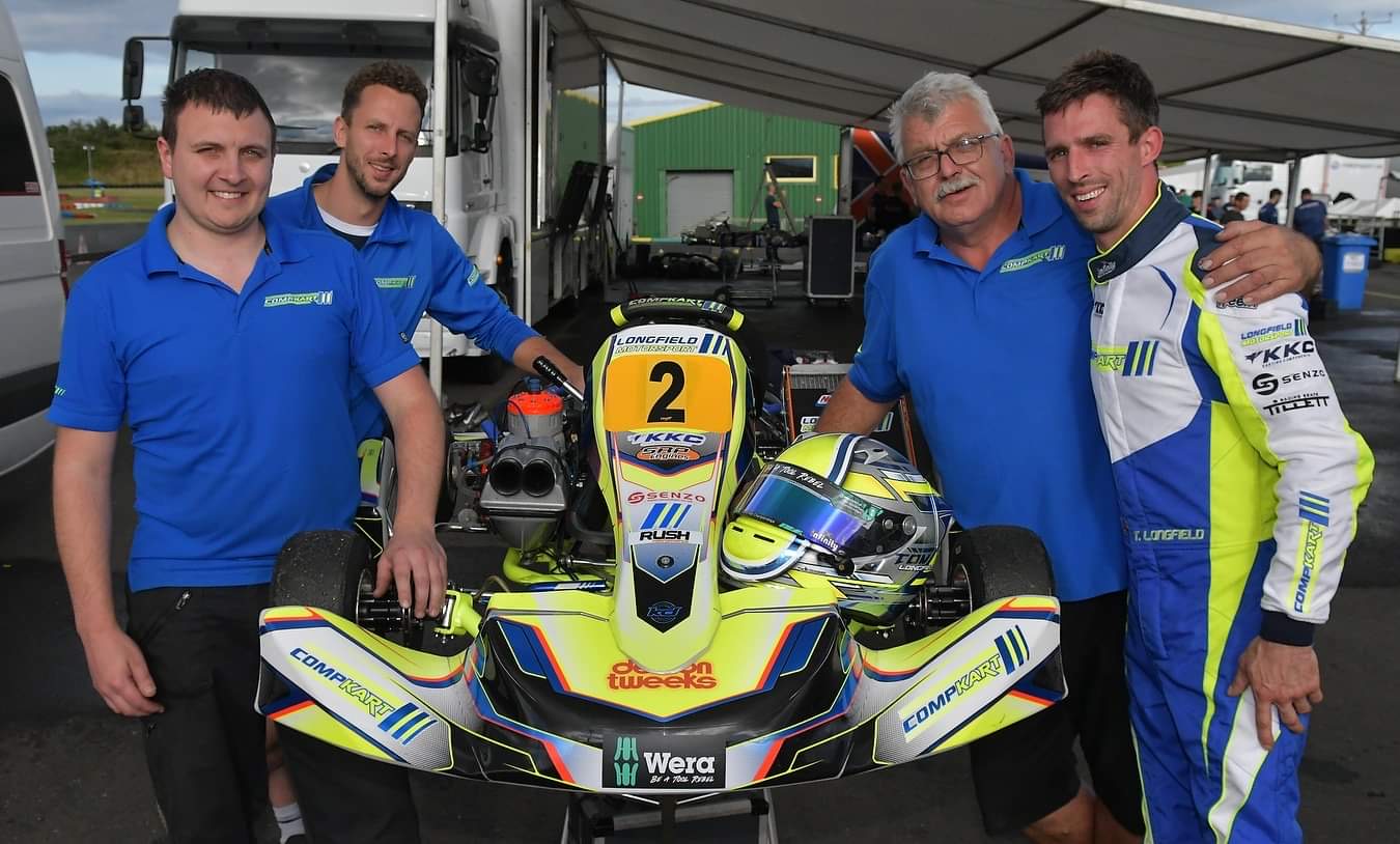 The Longfield Performance karting coaching team
